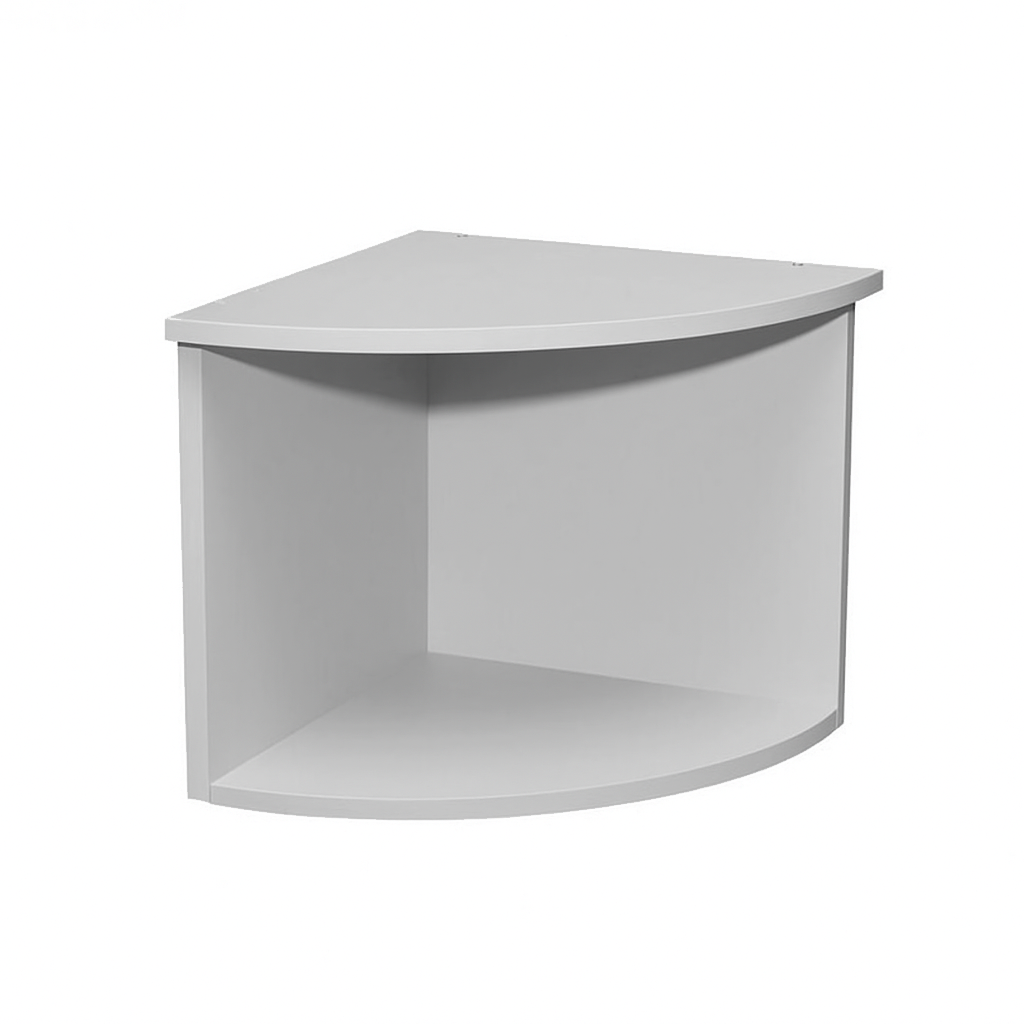 Антресоль кутова, відкрита, ЛЕЛЕКА, 403x403x372 мм.